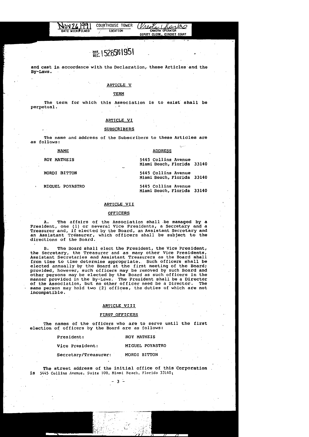 Scan of OR 15285/1951